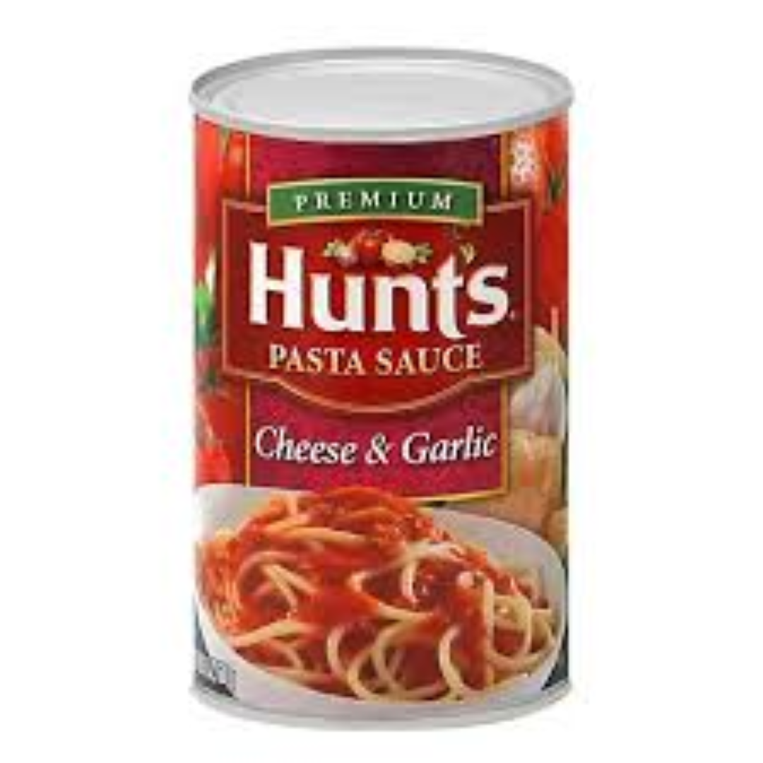 HUNTS CHEESE &GARLIC PASTA SAUCE 680GM